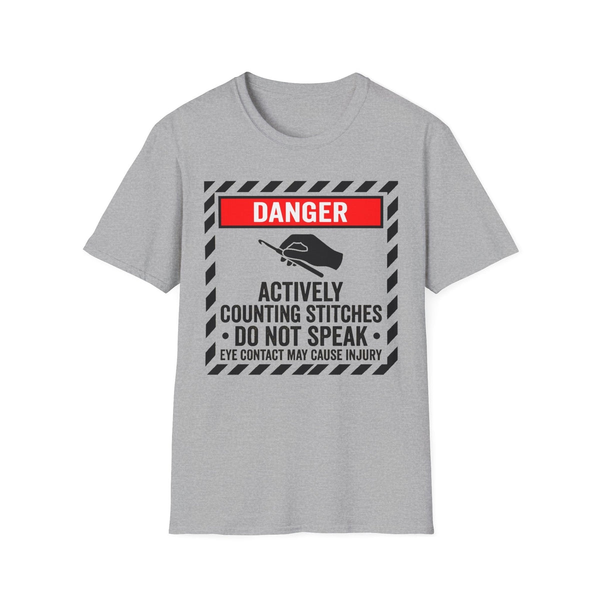 Danger -Actively Counting Stitches T-Shirt