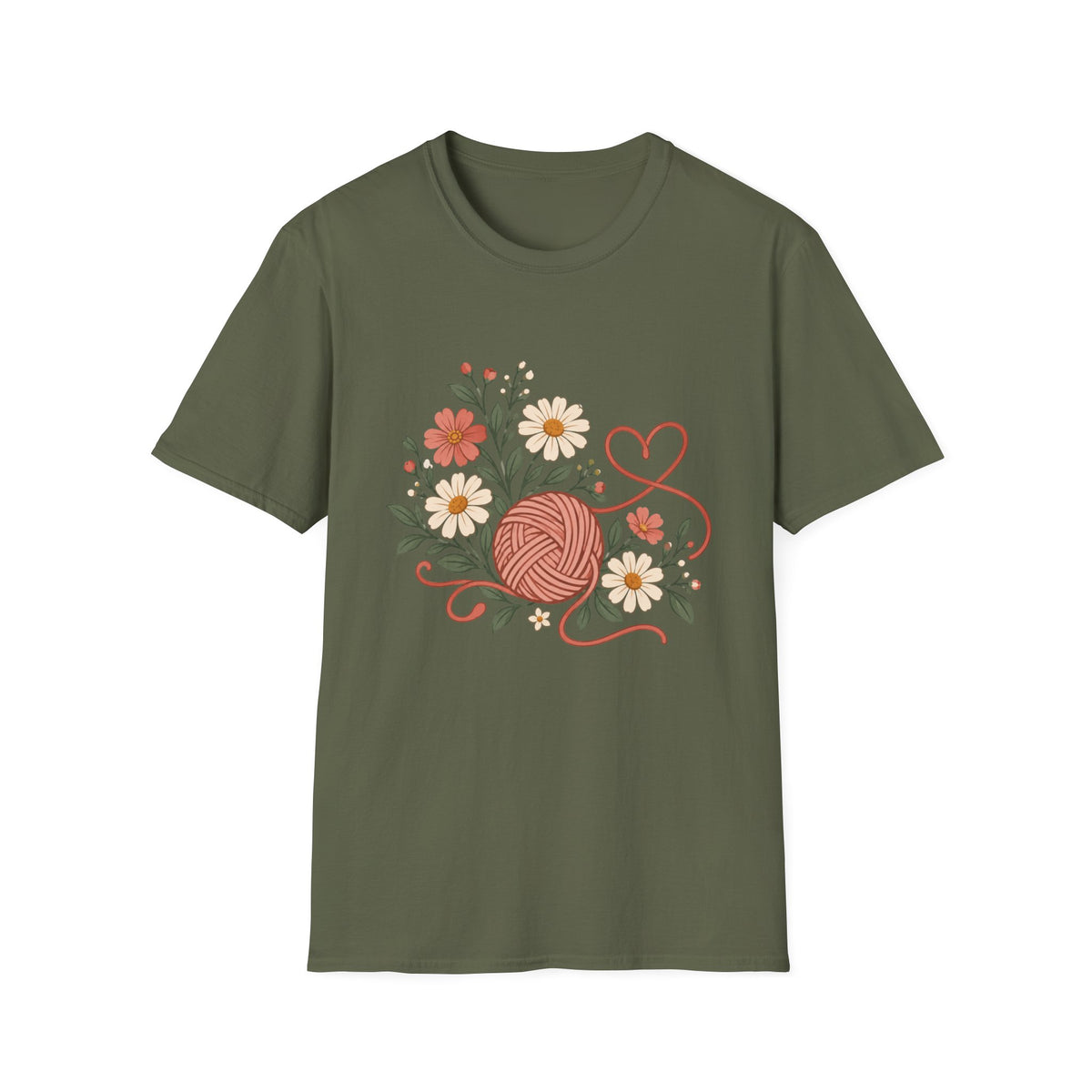 Yarn and Flowers T-Shirt