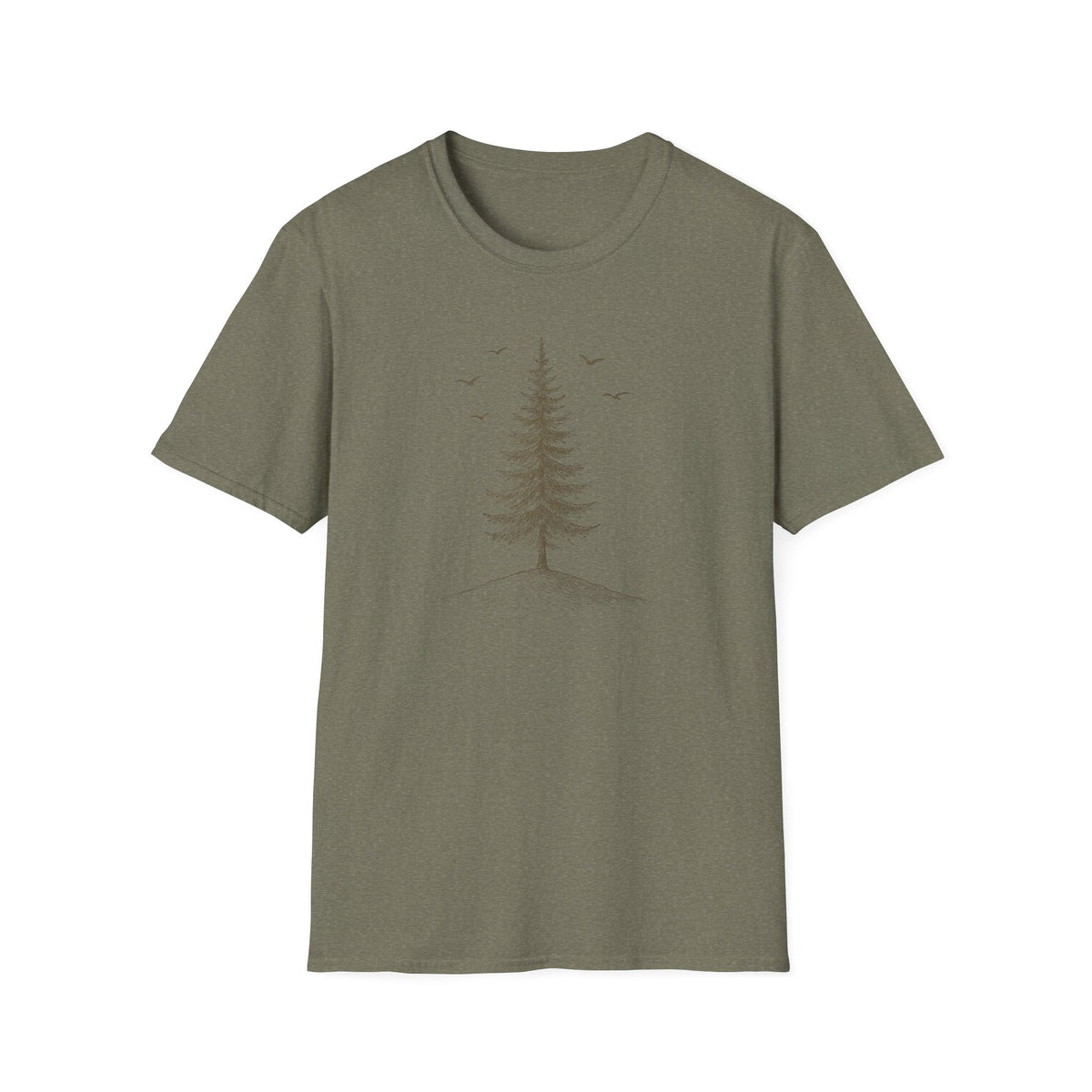 Hilltop tree silhouette T-Shirt