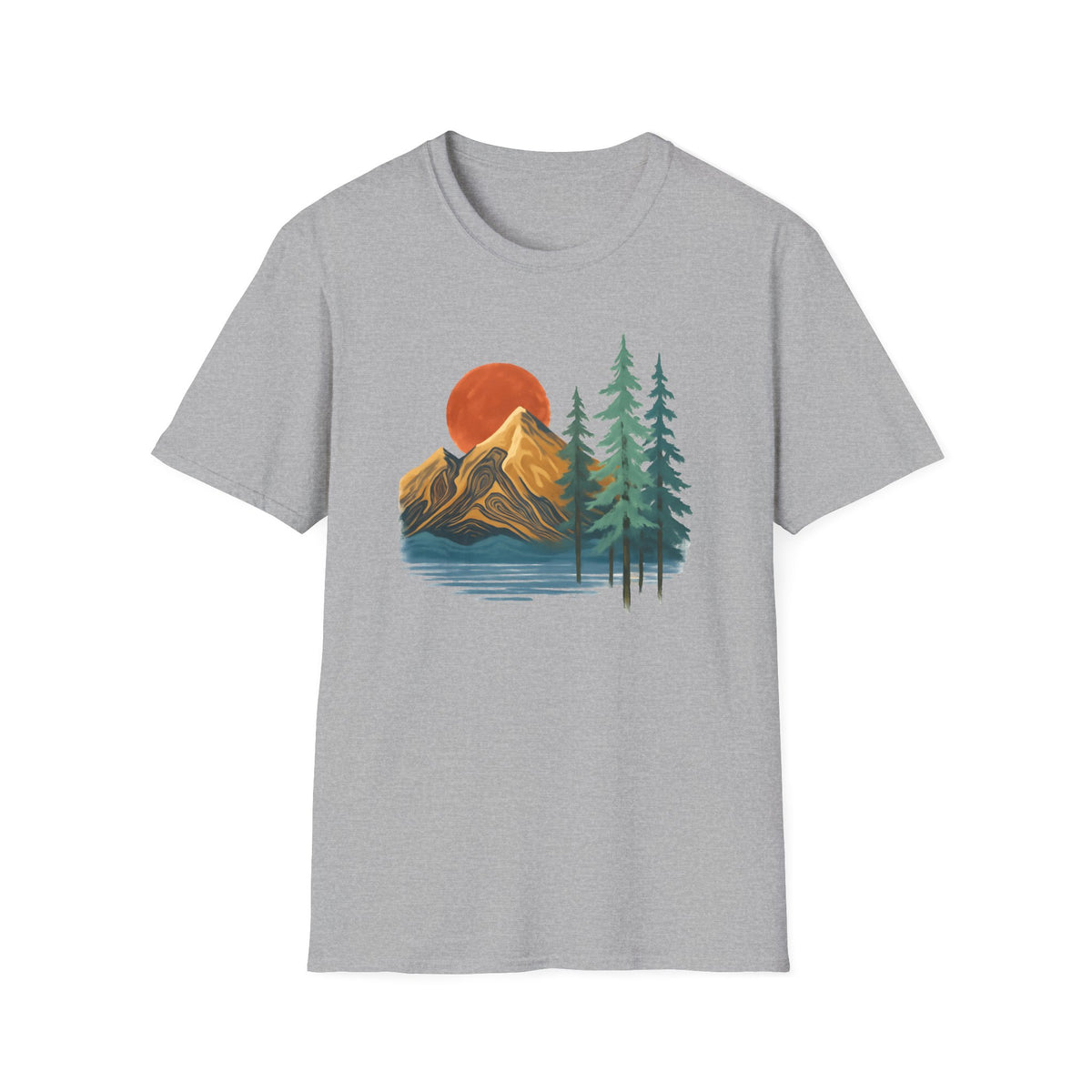 Sunset Mountain Scene T-Shirt