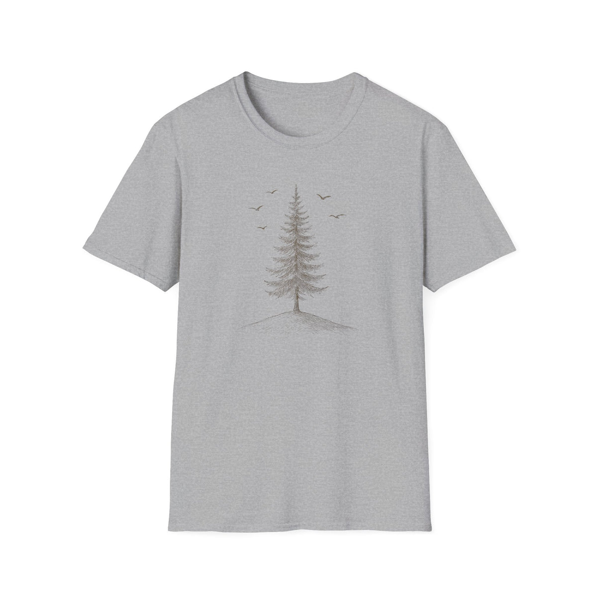 Hilltop tree silhouette T-Shirt