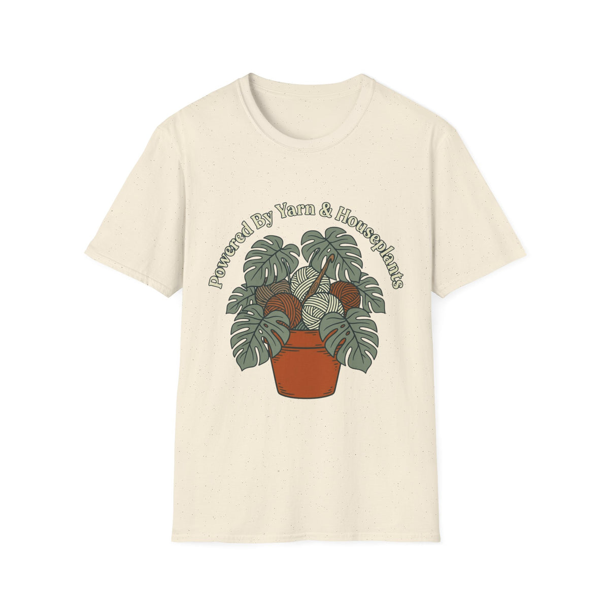 Powered by Yarns and Houseplants T-Shirt