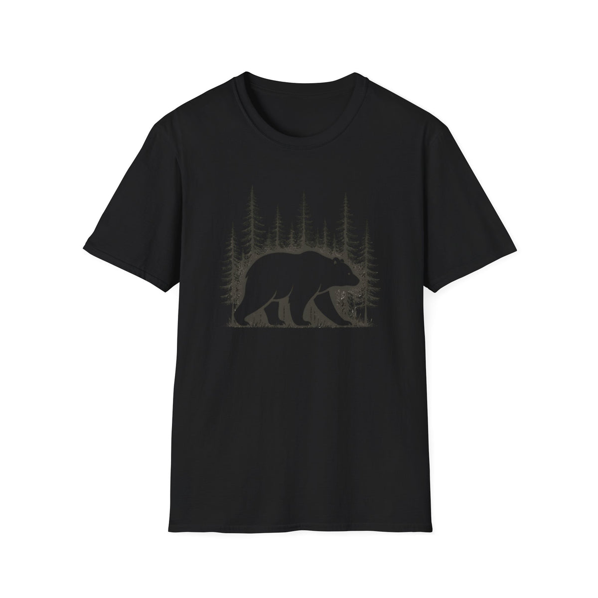 Forest Bear Silhouette T-Shirt