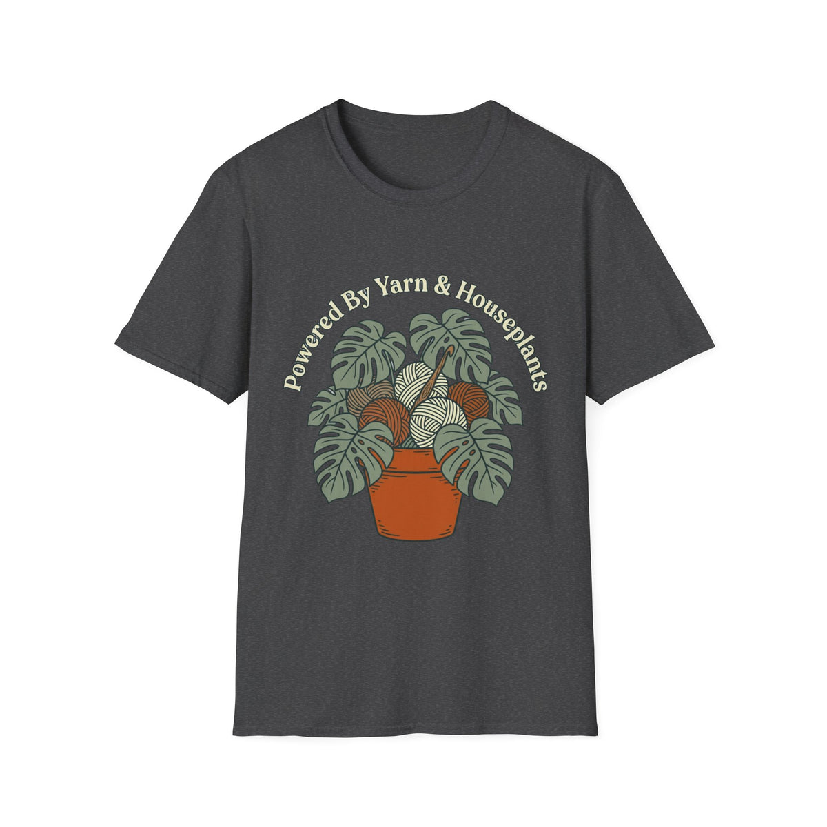 Powered by Yarns and Houseplants T-Shirt