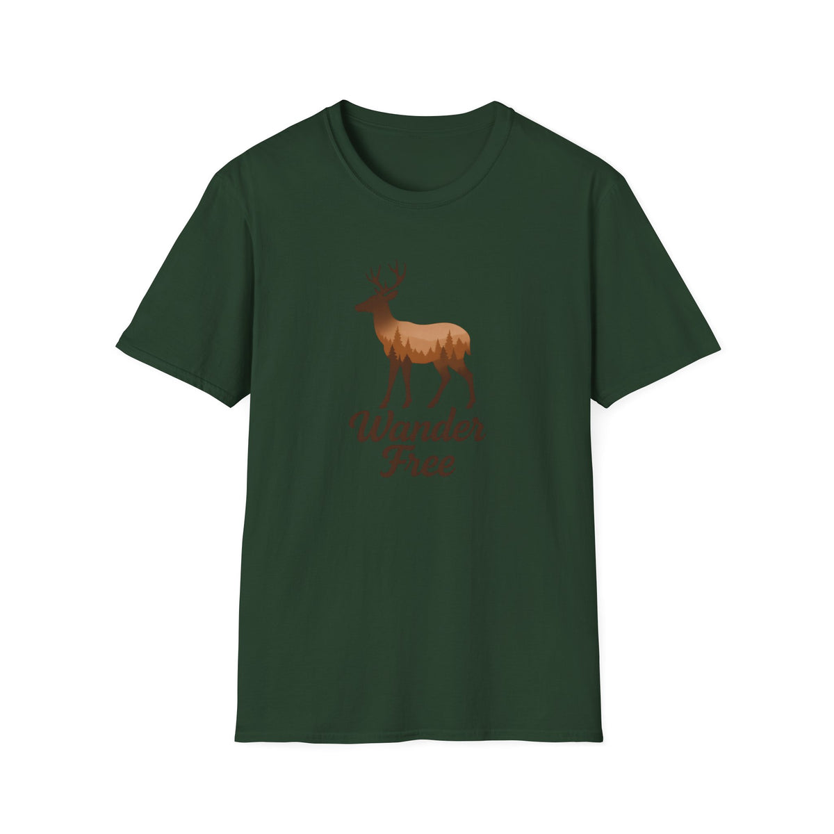 Moose Forest Silhouette T-Shirt
