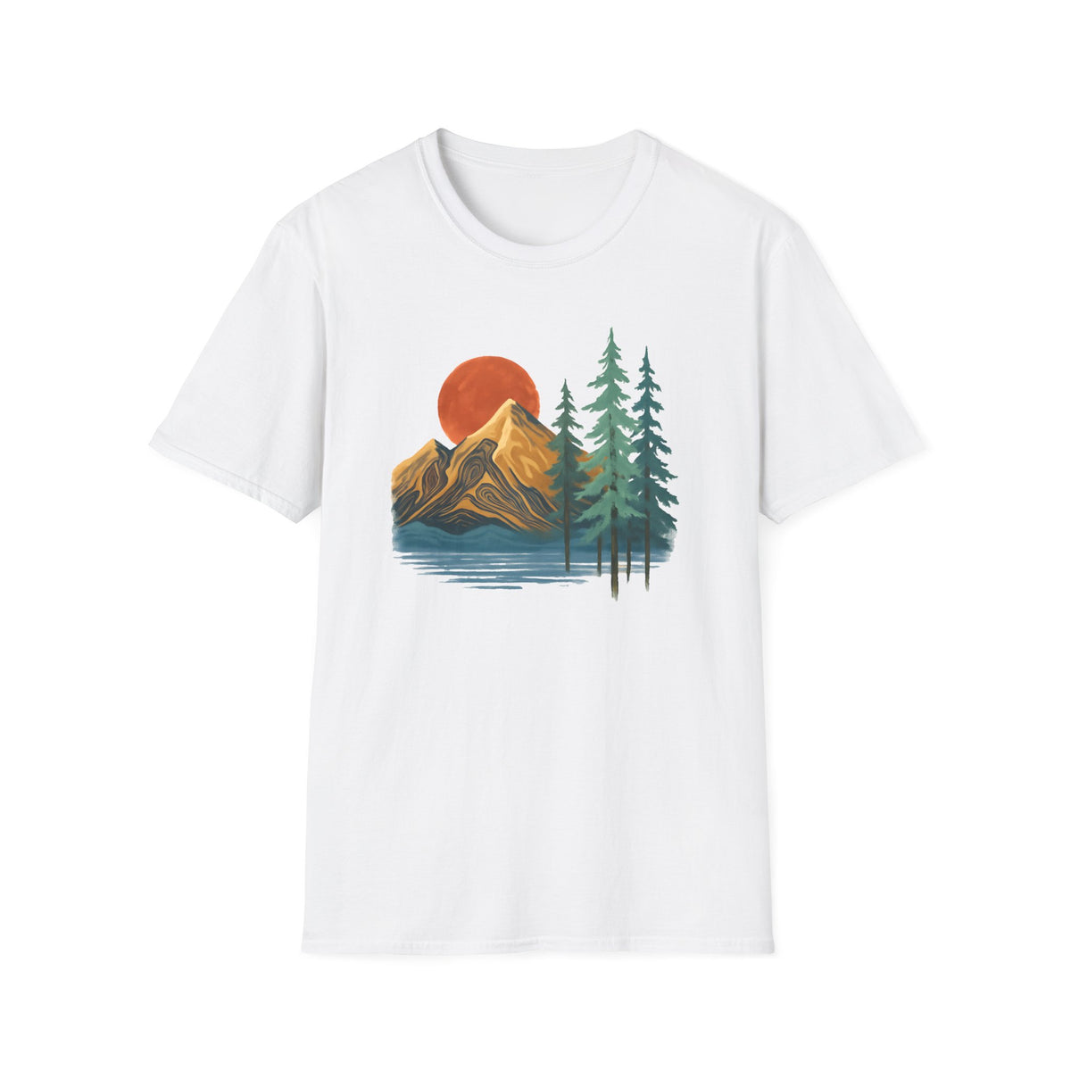 Sunset Mountain Scene T-Shirt