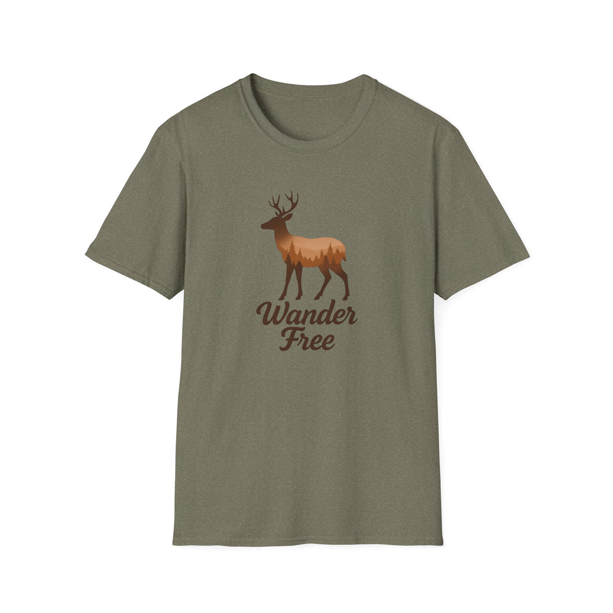 Moose Forest Silhouette T-Shirt