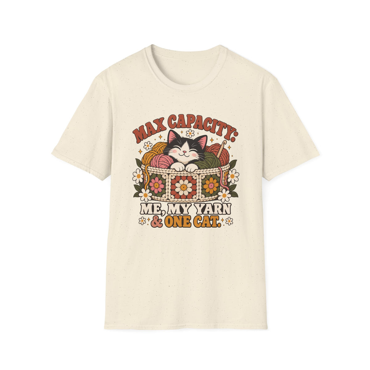Cat Lover T-Shirt – Me, My Yarn & One Cat
