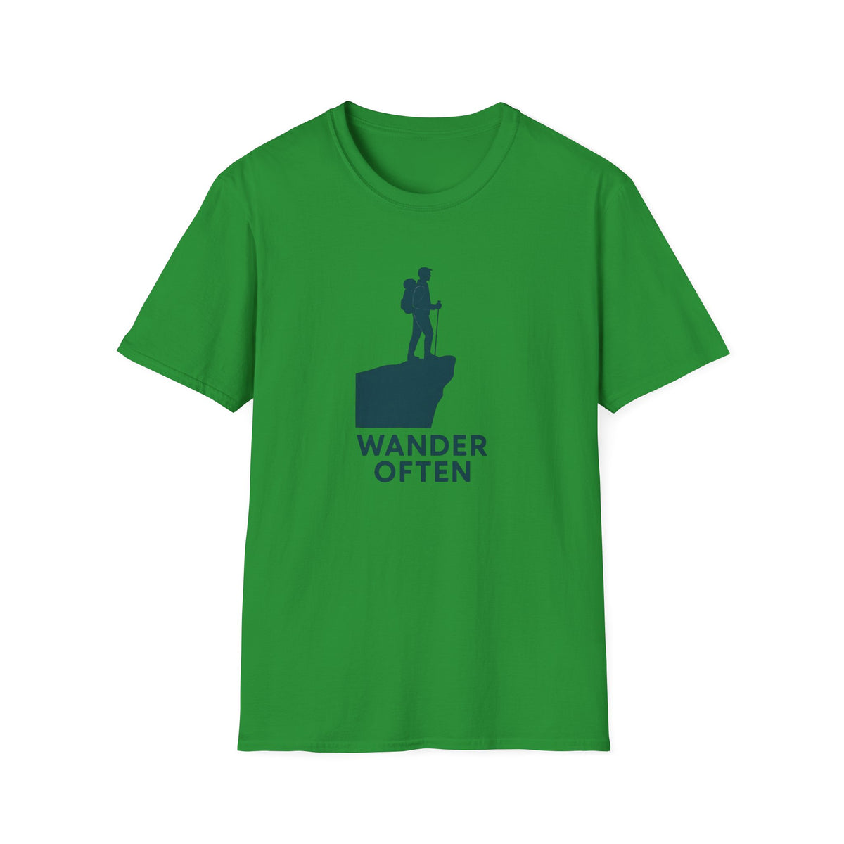 Hiker on Cliff T-Shirt