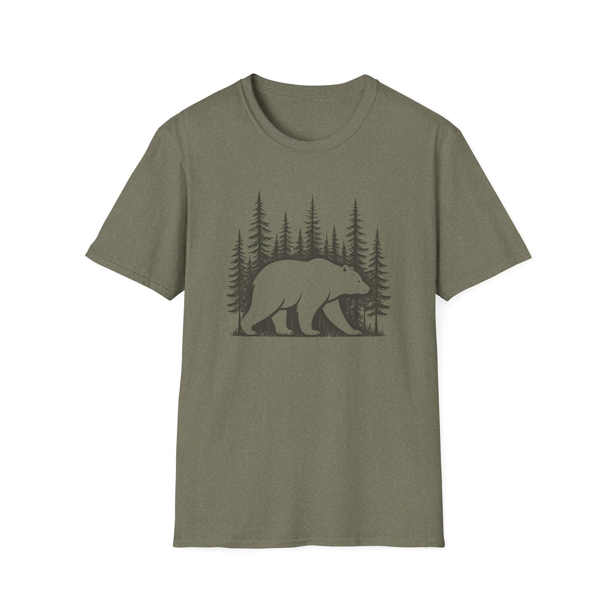 Forest Bear Silhouette T-Shirt