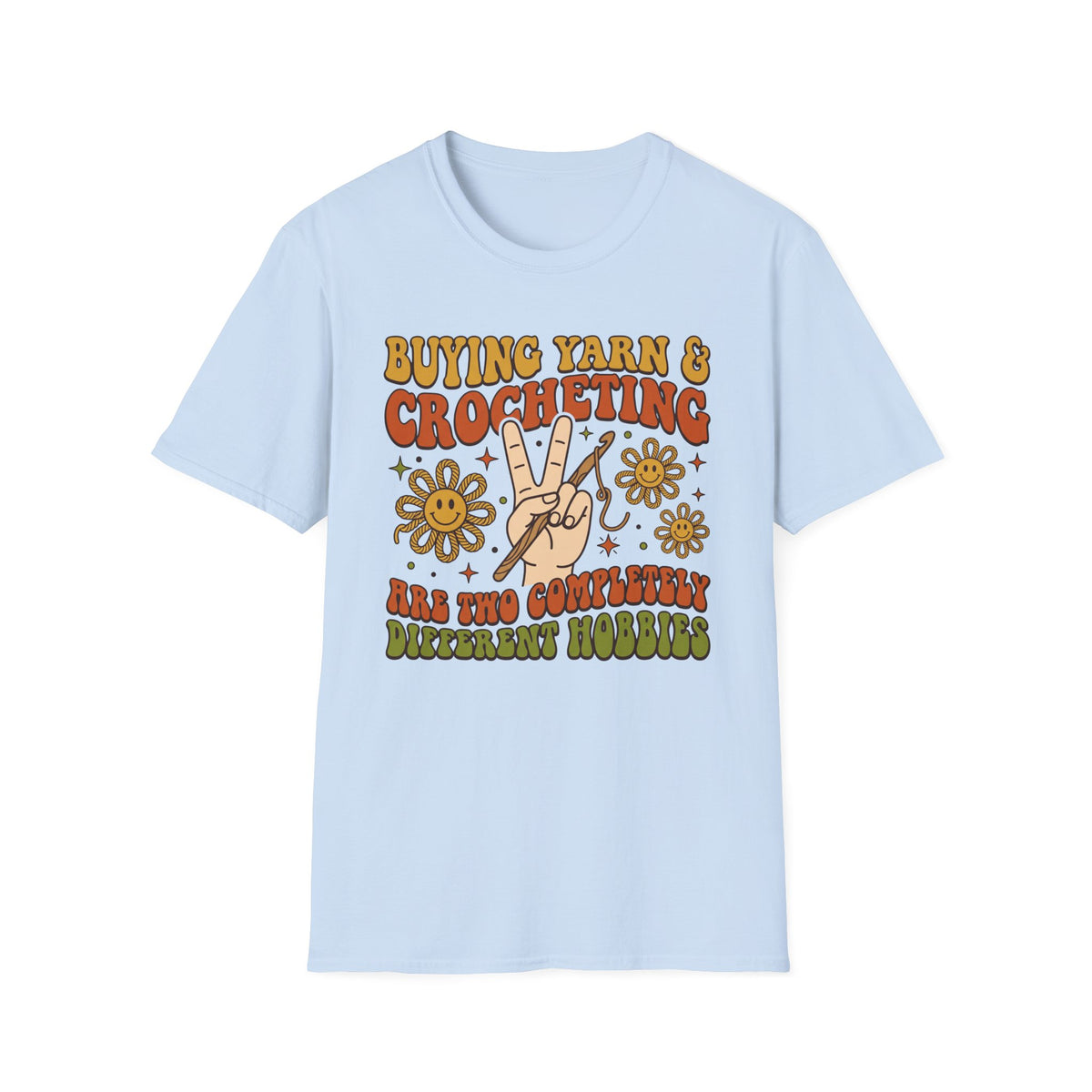 Buying Yarn and Crocheting T-Shirt