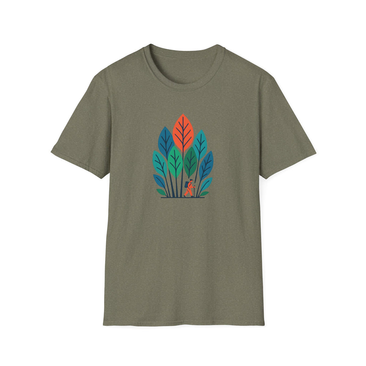 Hiker in Leaves T-Shirt