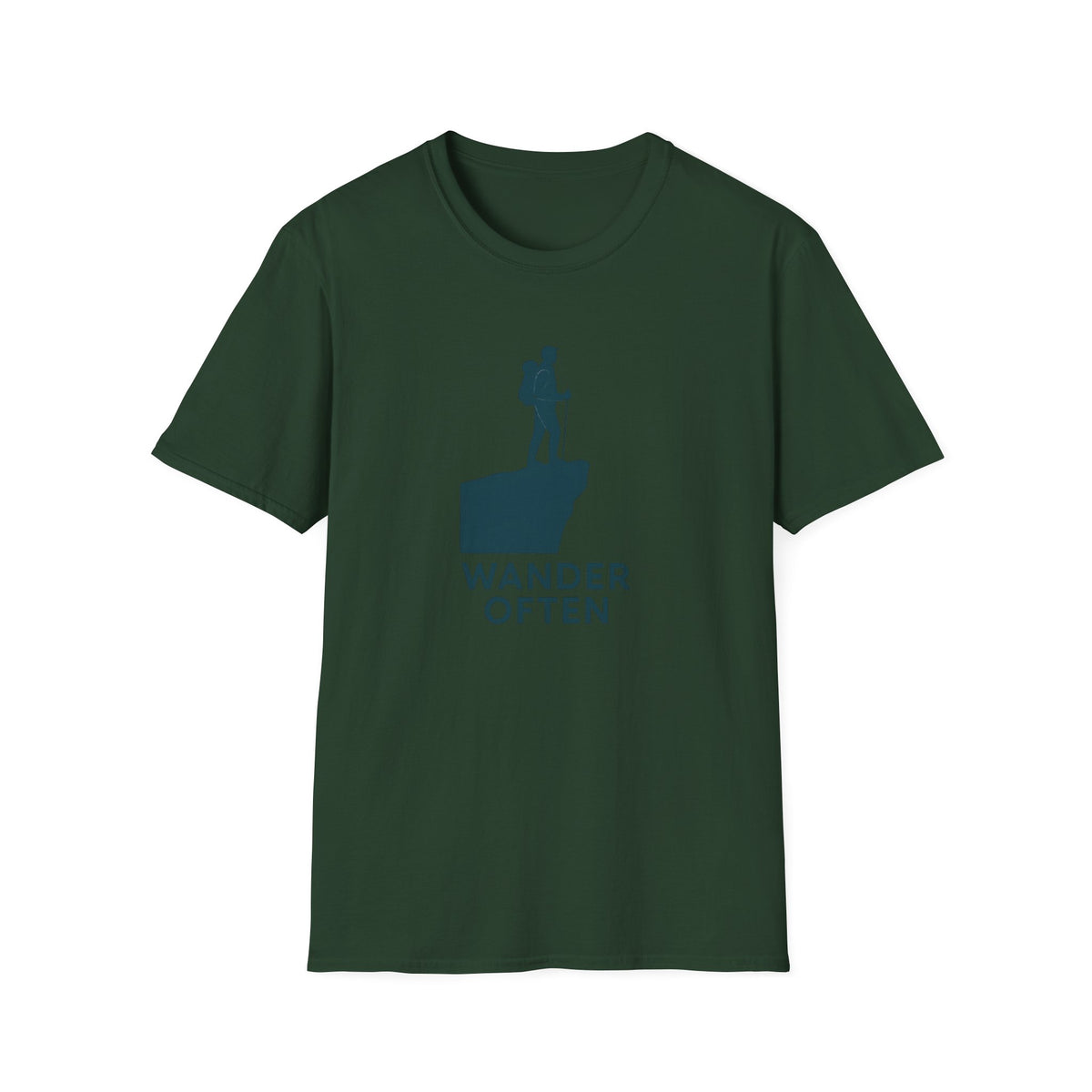 Hiker on Cliff T-Shirt