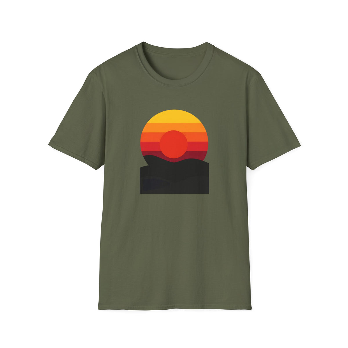 Vibrant Sunset Gradient T-Shirt